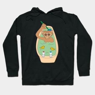 Monkey in the bathtub Hoodie